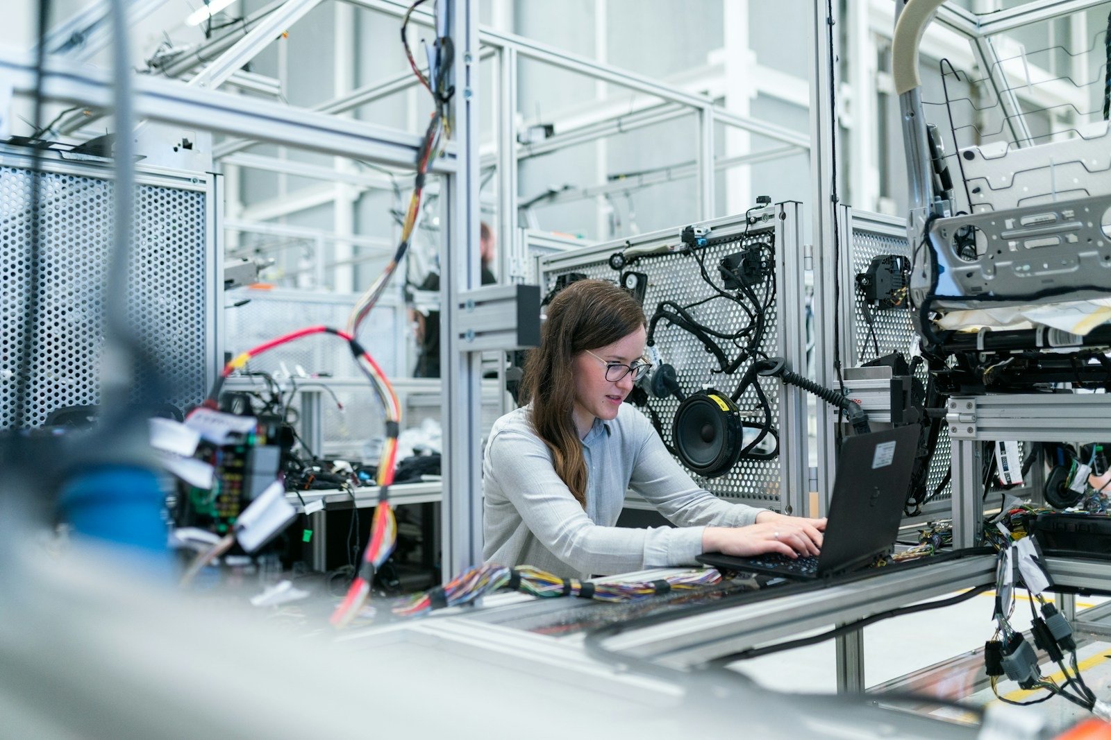 Forschung und Technik in einer modernen Laborumgebung